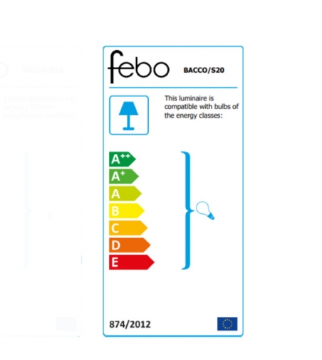 Bacco S20 Outdoor Hängelampe - Febo Irilux