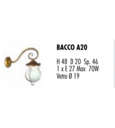 Lámpara De Pared Para Exterior Bacco A20 - Febo Irilux 2