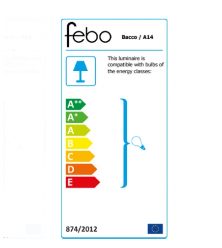 Applique D'Extérieur Bacco A14 - Febo Irilux