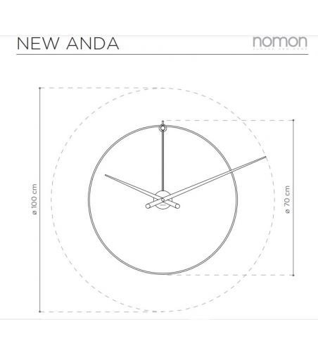Reloj de pared New Anda Nomon