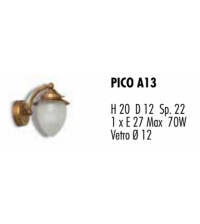 Aplique De Exterior Pico A13 - Febo Irilux 2