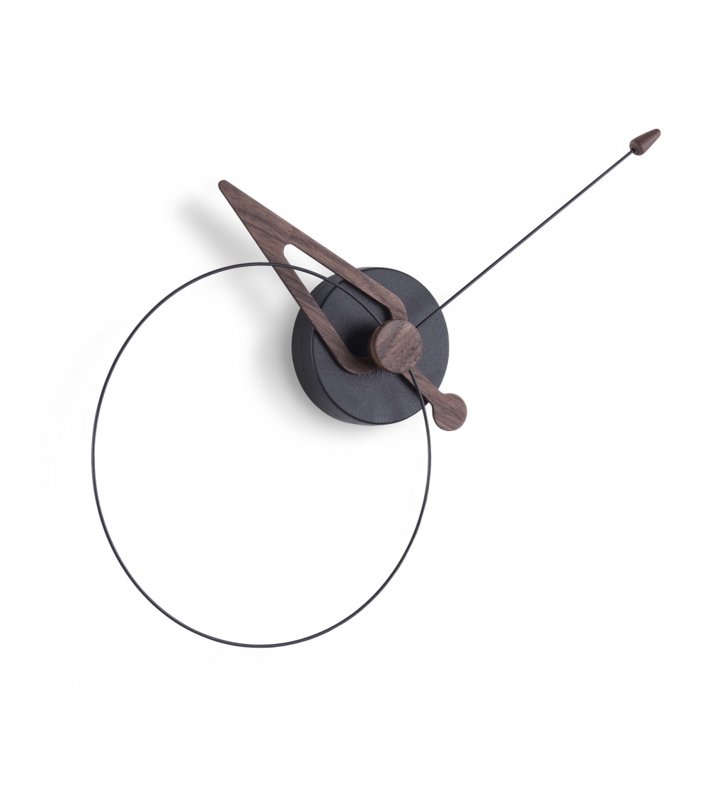 Nomon - Pico Wall Clock Walnut And Black PICNN