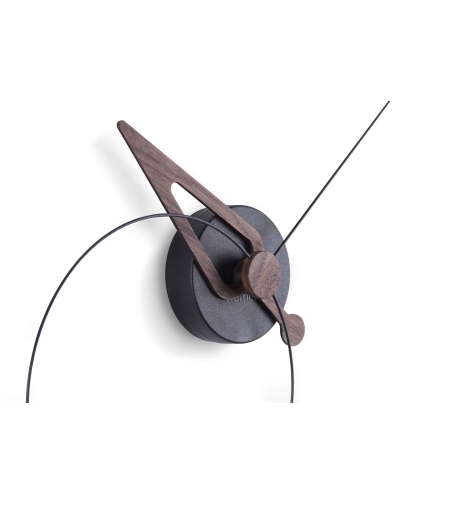Orologio Da Parete Pico Noce E Nero PICNN - Nomon