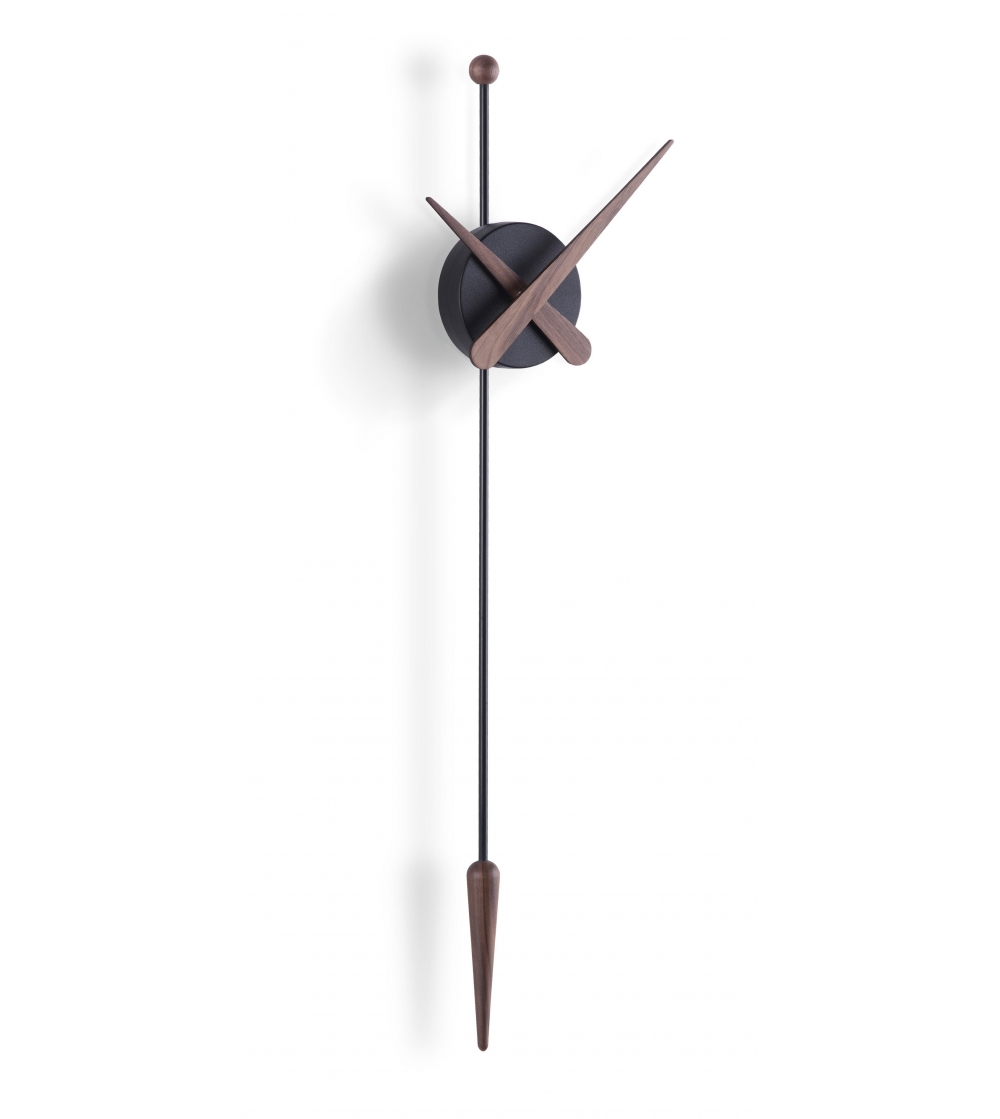 Nomon -  Wall Clock Punta Black And Walnut