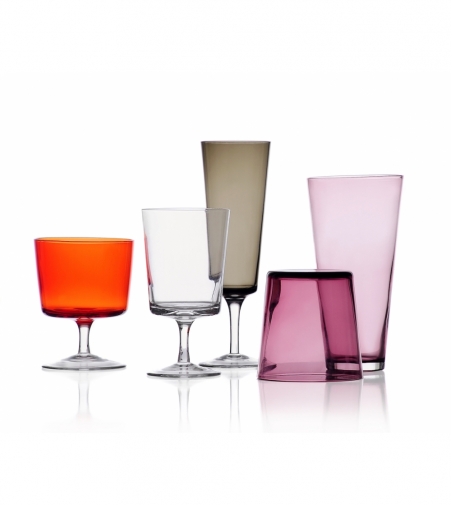 Set 6 Aurora Lila Weingläser - Ichendorf