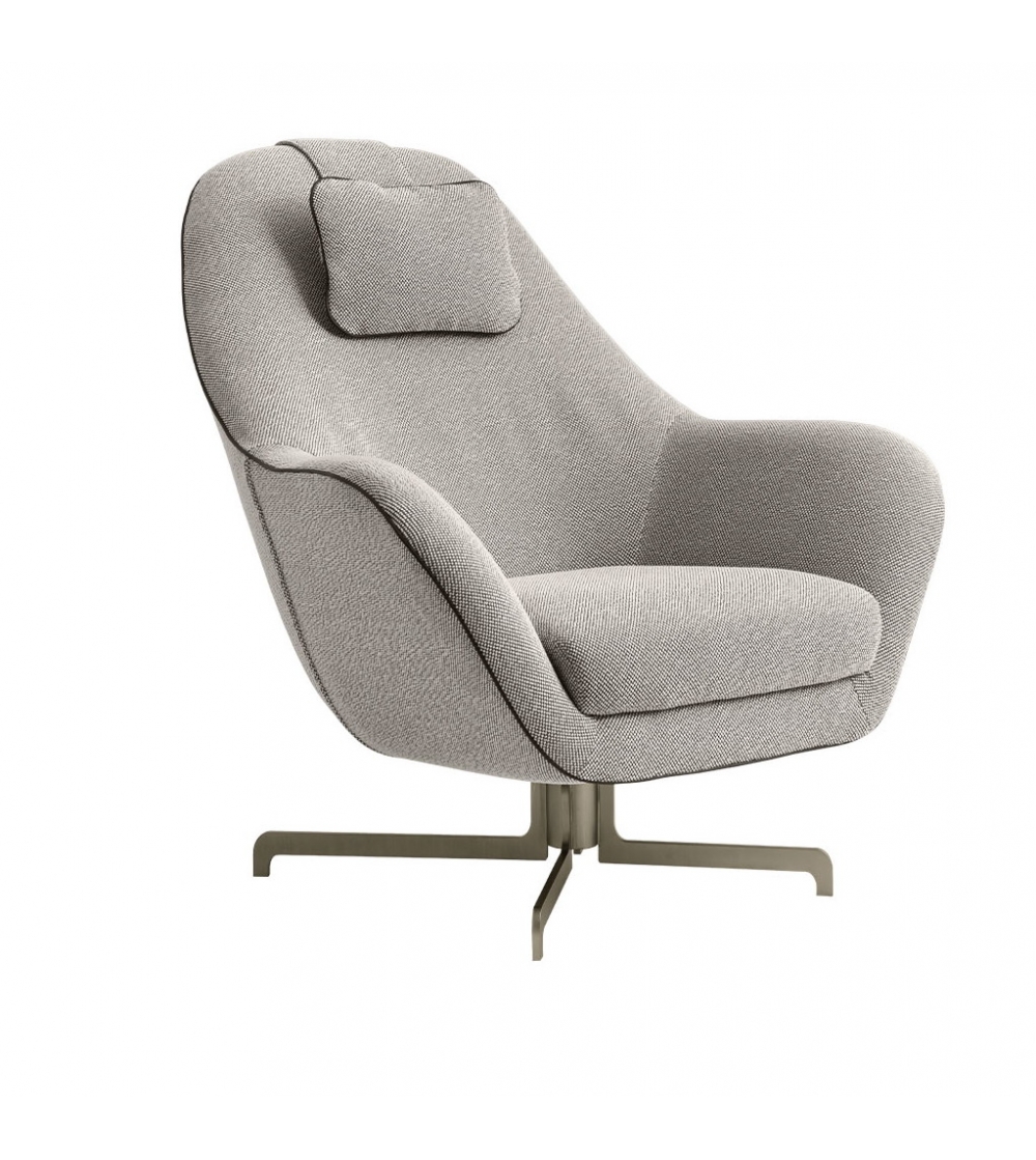 Report Bergere Swivel Armchair - Daytona