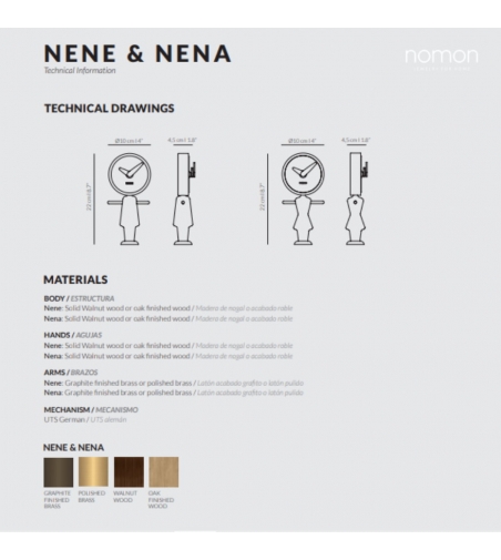 Nomon - Nene Table Clock