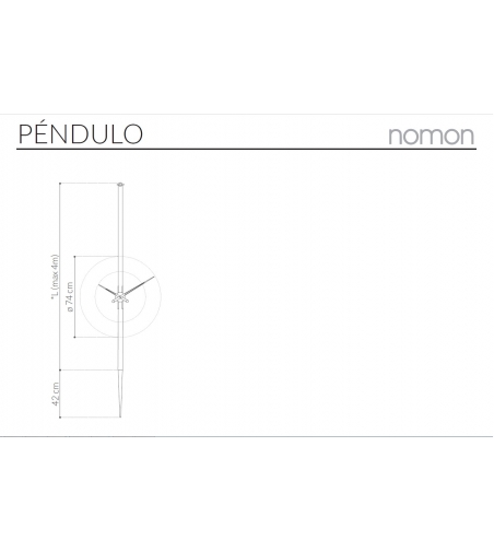 Horloge Murale Avec Péndulo G - Nomon