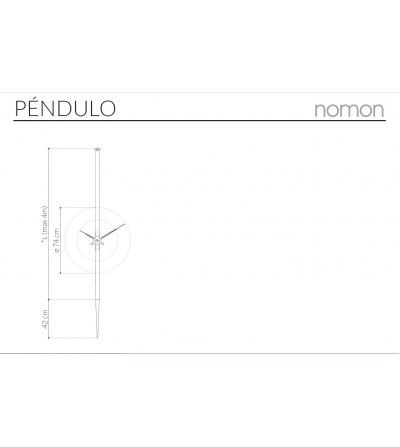 Reloj Péndulo De Pared Péndulo T - Nomon 2