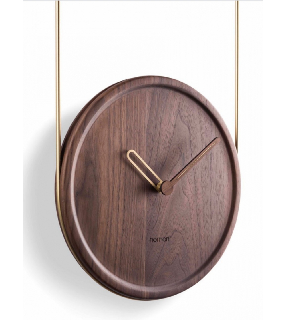 Nomon - Wall Clock Colgante Walnut