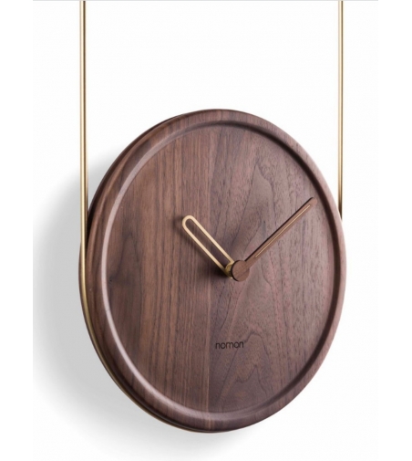 Nomon - Wall Clock Colgante Walnut