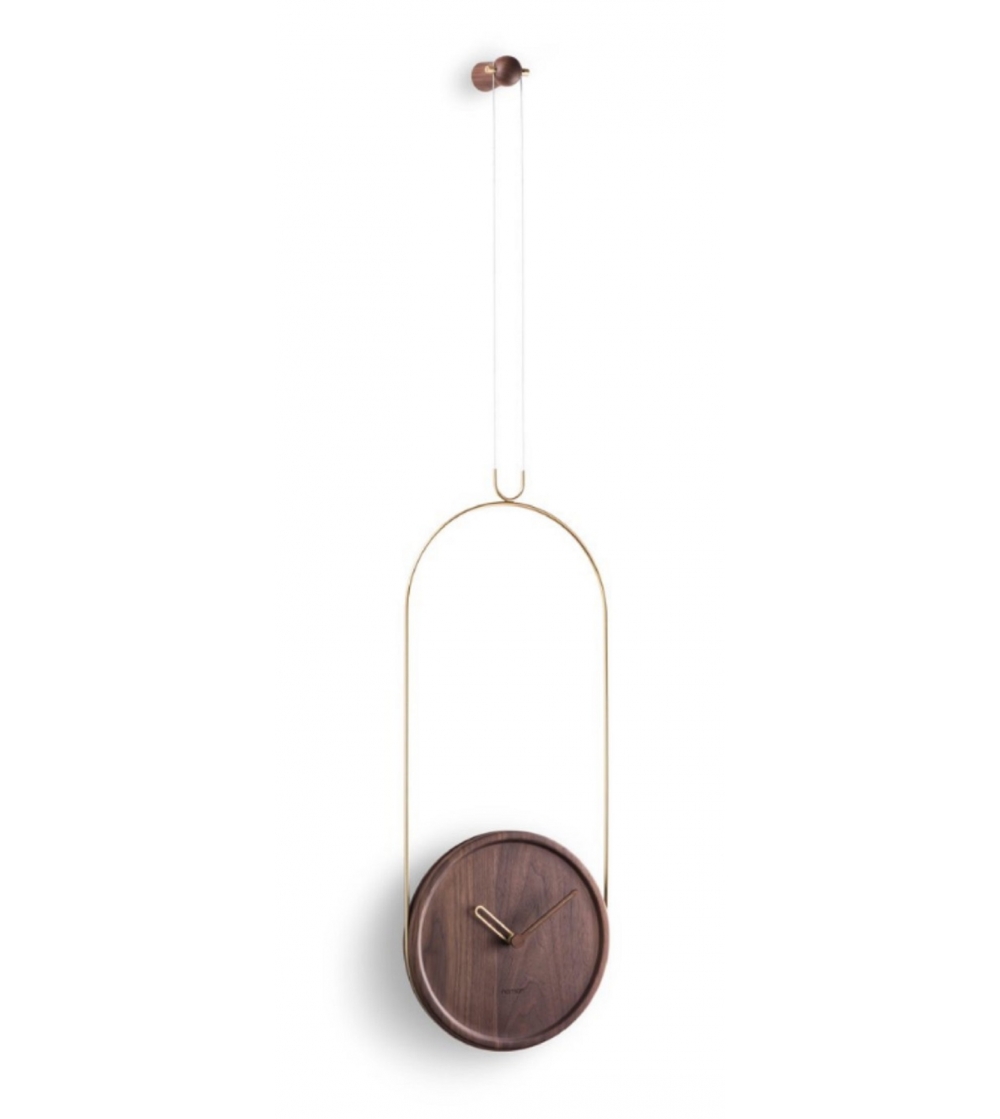 Nomon - Wall Clock Colgante Walnut