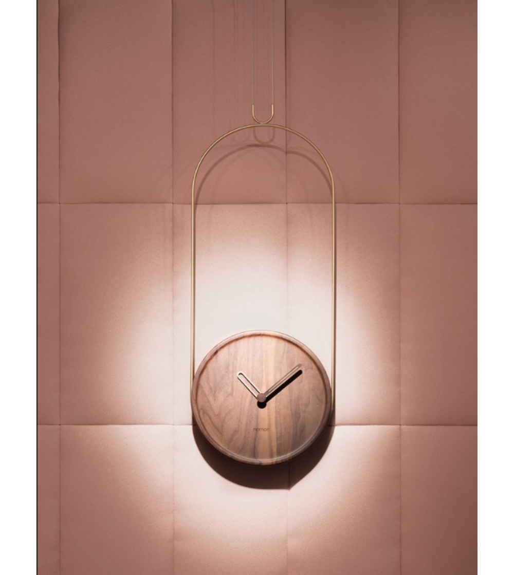Nomon - Wall Clock Colgante Walnut