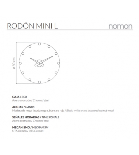 Nomon - ?Rodon Mini L Wall Clock