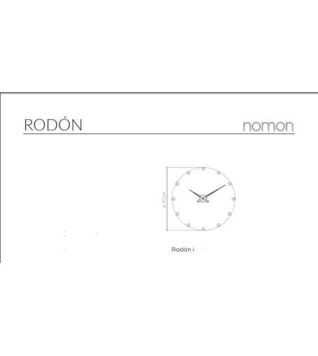 Reloj De Pared Rodon I - Nomon