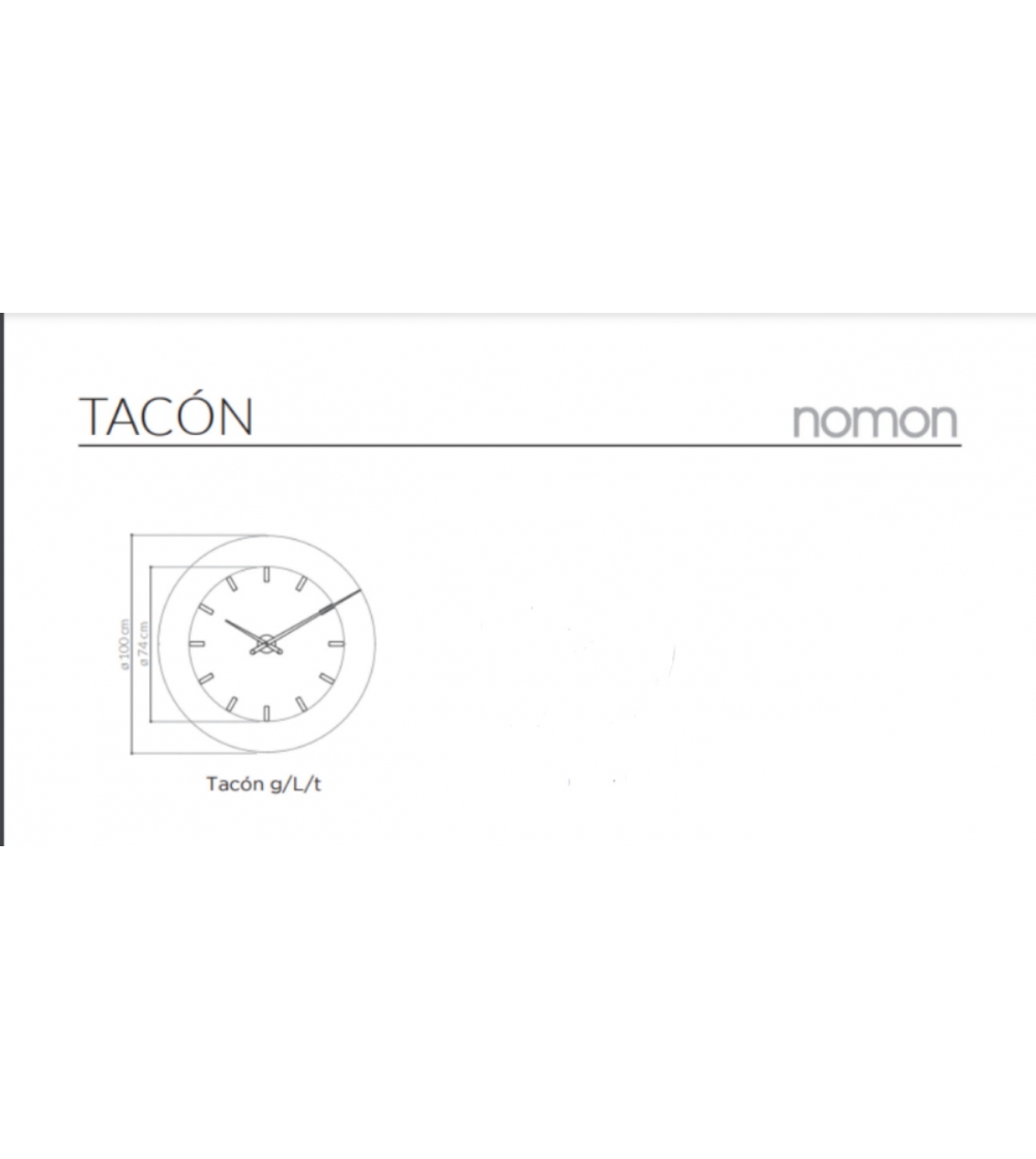 Horloge Murale Tacon T - Nomon