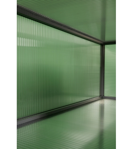 Aparador en metal y policarbonato Maia - Giacopini Design