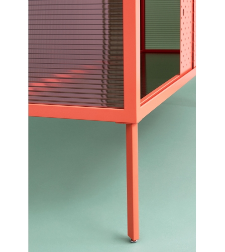 Aparador en metal y policarbonato Maia - Giacopini Design