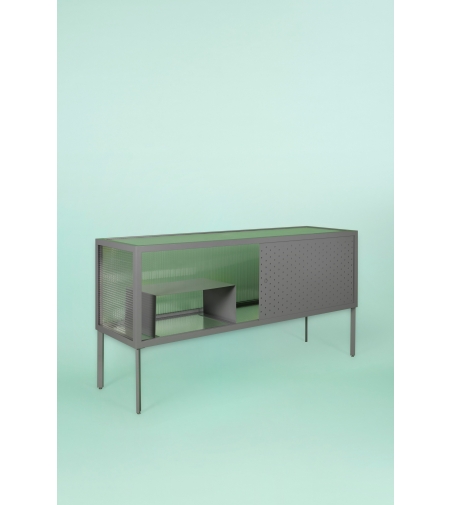 Aparador en metal y policarbonato Maia - Giacopini Design