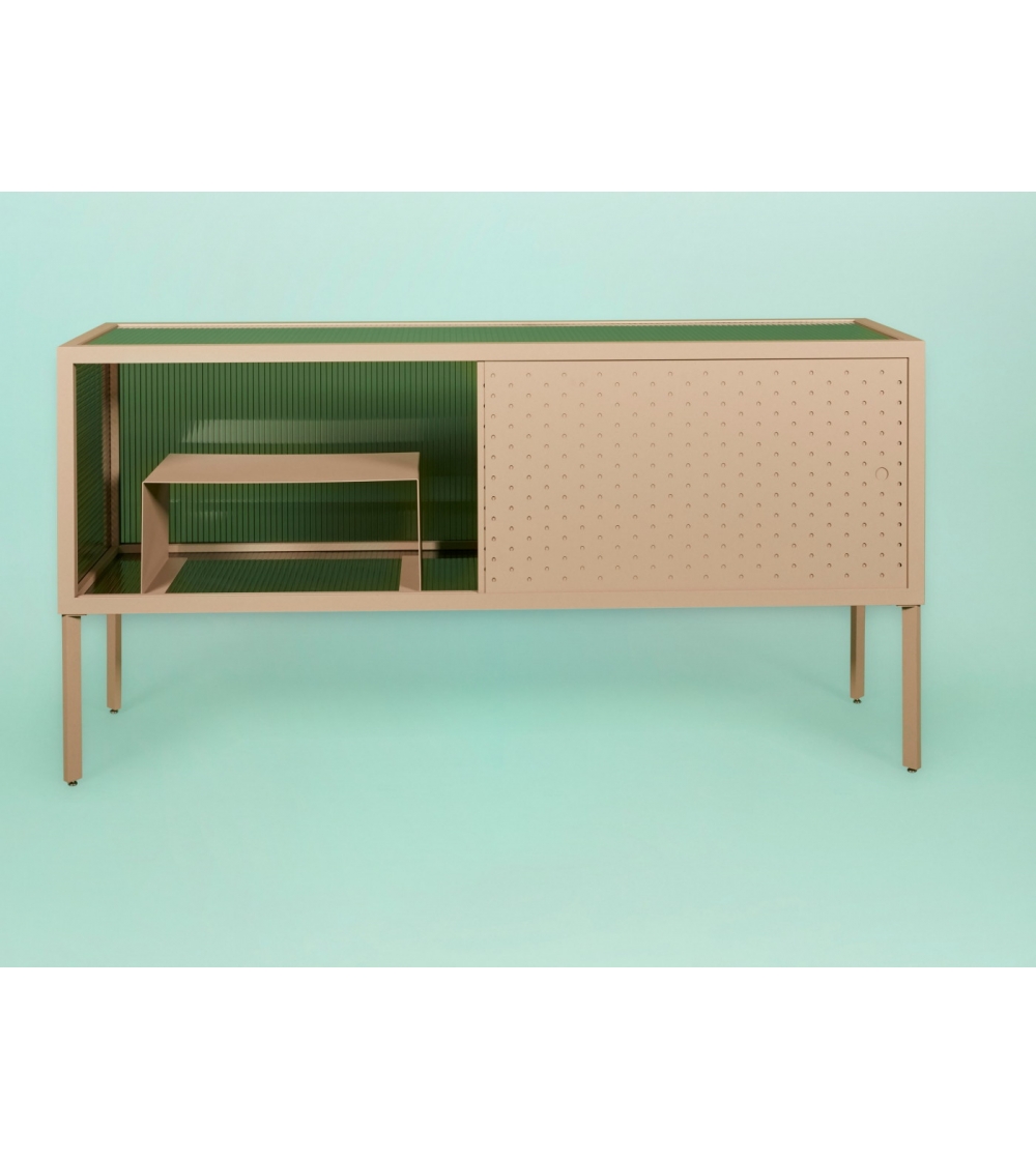 Sideboard in metal and polycarbonate Maia - Giacopini Design