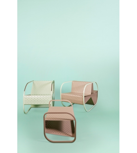 Silla trineo de metal Flip - Giacopini Design