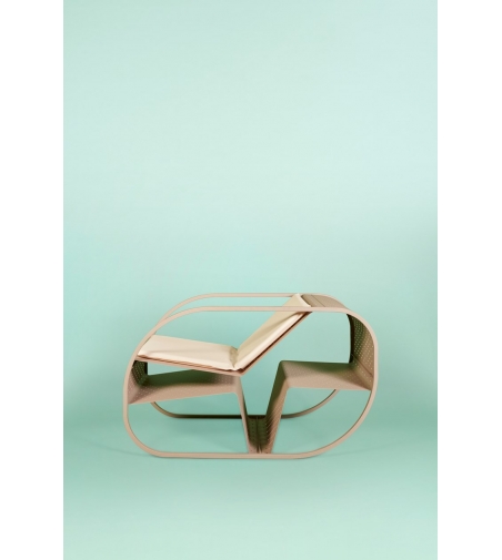 Schlittenstuhl aus Metall Flip - Giacopini Design