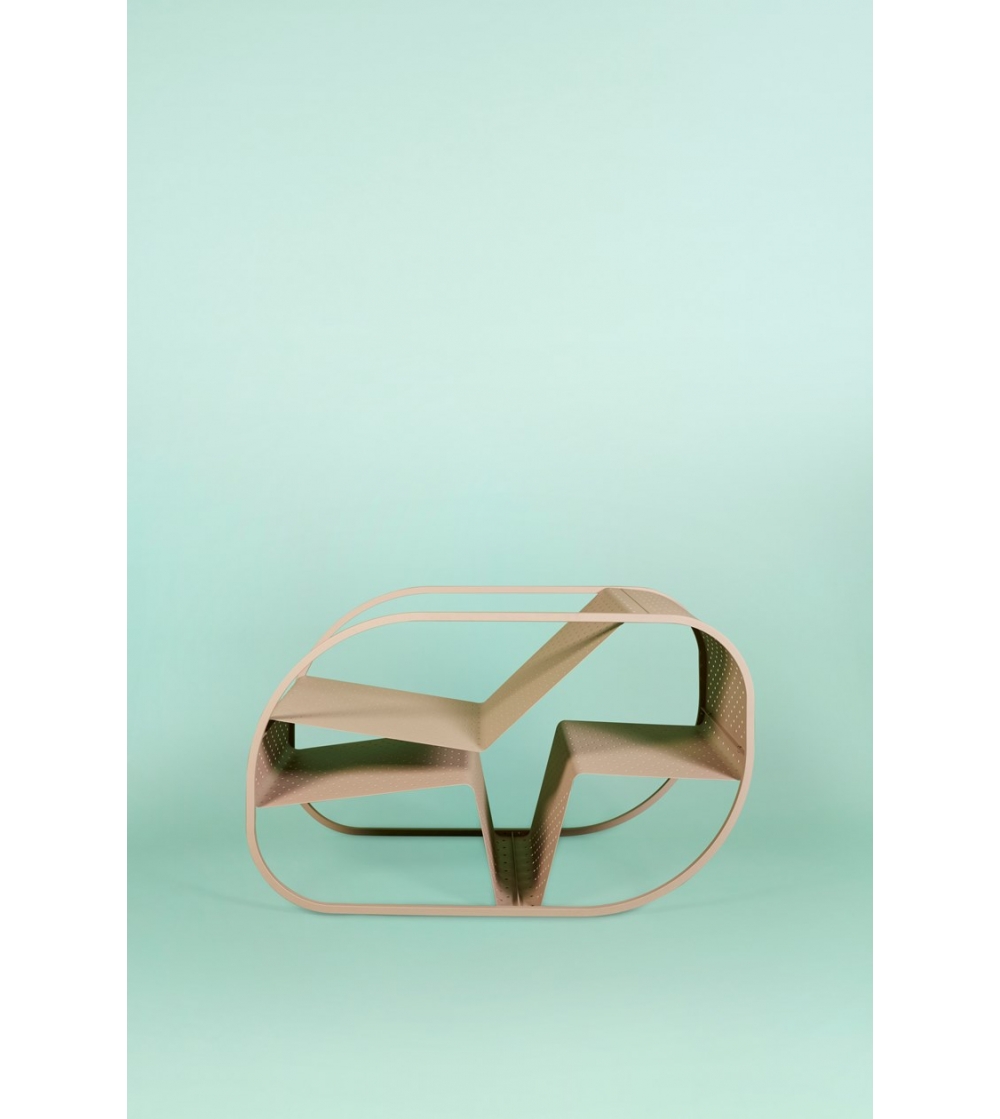 Silla trineo de metal Flip -...