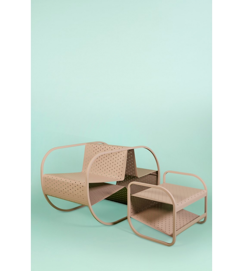 Schlittenstuhl aus Metall Flip - Giacopini Design