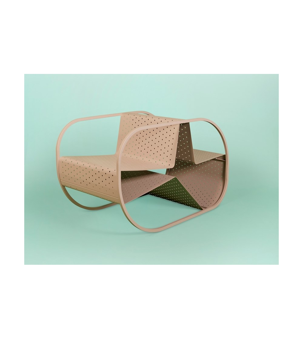 Chaise luge en métal Flip - Giacopini Design