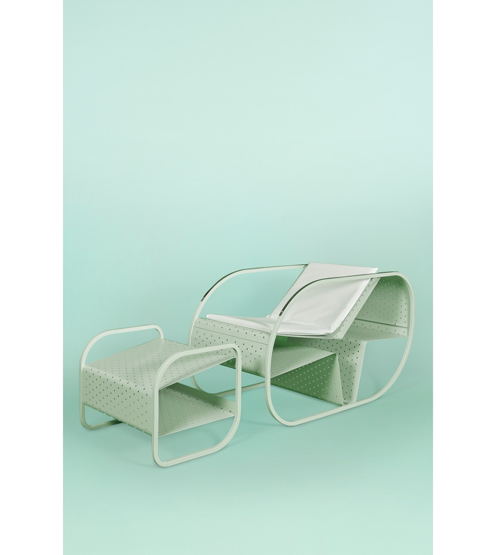 Silla trineo de metal Flip -...