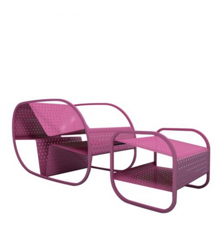 Schlittenstuhl aus Metall Flip - Giacopini Design