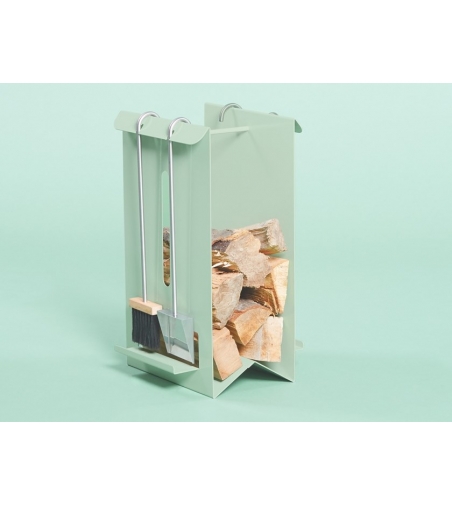 Porte-bûches en métal Buck - Giacopini Design
