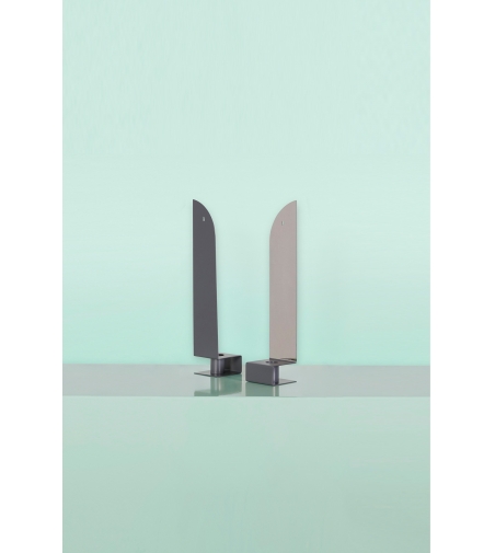 Par de candelabros de metal Narciso - Giacopini Design