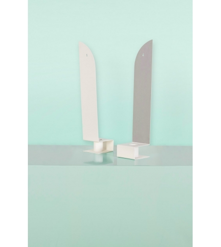 Paar Kerzenhalter aus Metall Narciso - Giacopini Design