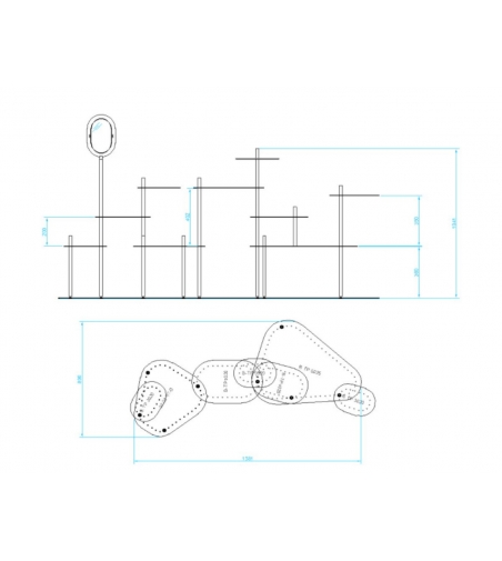 Modular system of metal tables Bea 01 - Giacopini Design