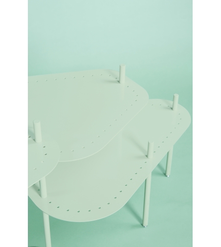 Système modulaire de tables métalliques Bea 01 - Giacopini Design