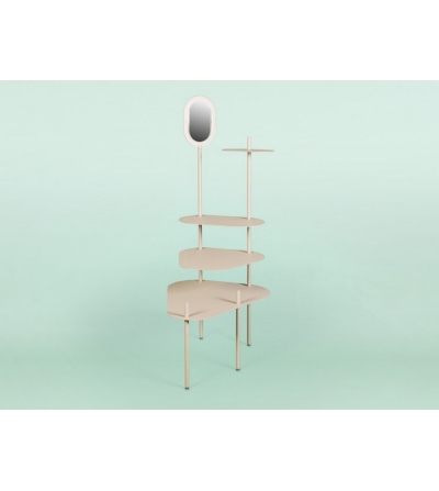 Sistema modular de mesas metálicas Bea 02 - Giacopini Design