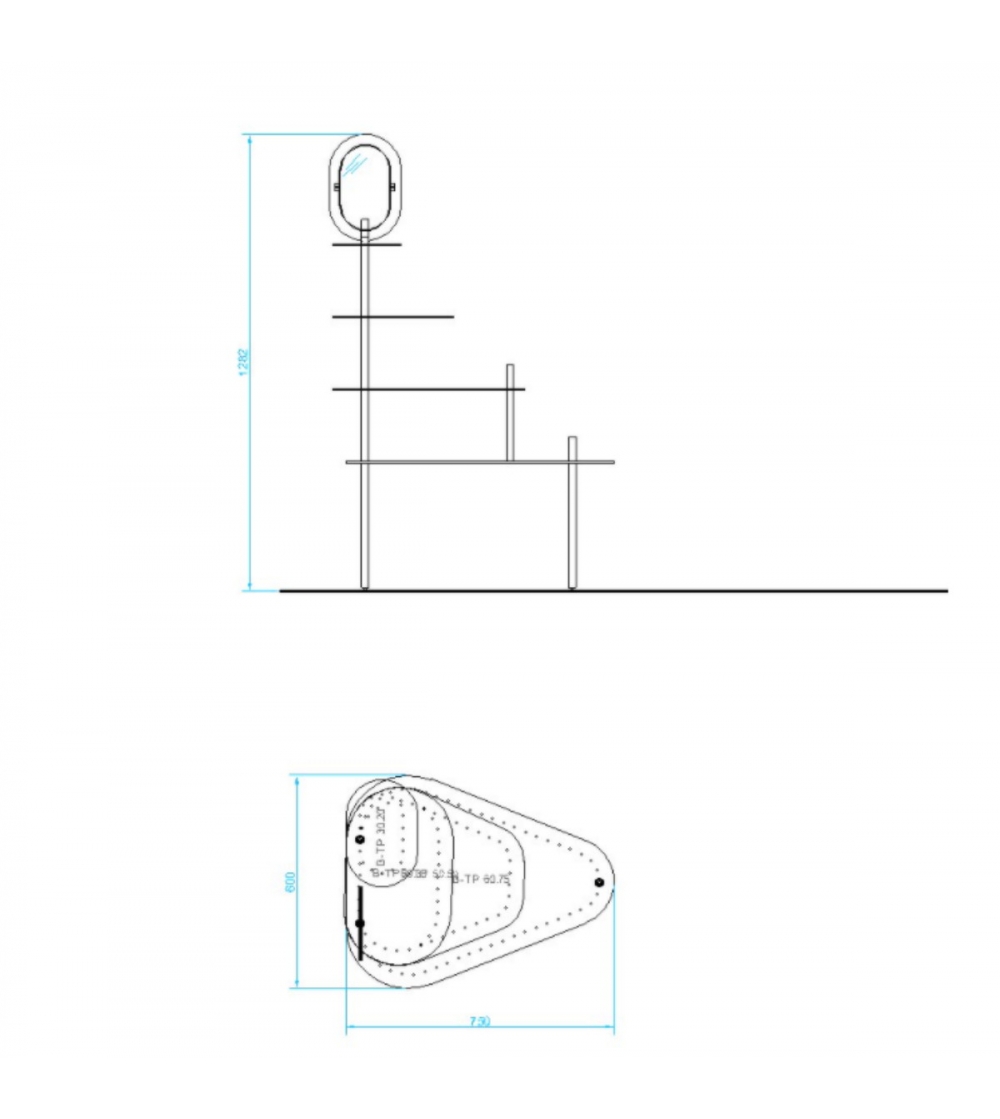 Modulares System aus Metalltischen...