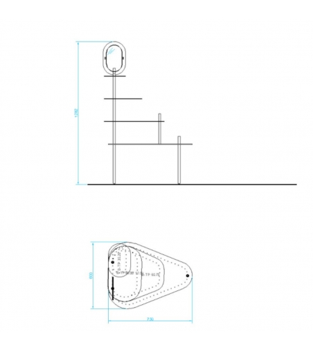 Modulares System aus Metalltischen Bea 02 - Giacopini Design