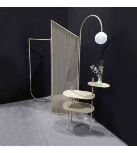 Sistema modulare di tavolini in metallo Bea 03 - Giacopini Design