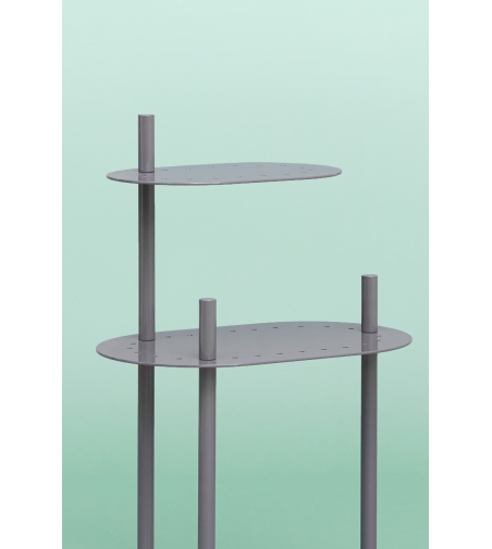 Sistema modulare di tavolini in metallo Bea 03 - Giacopini Design