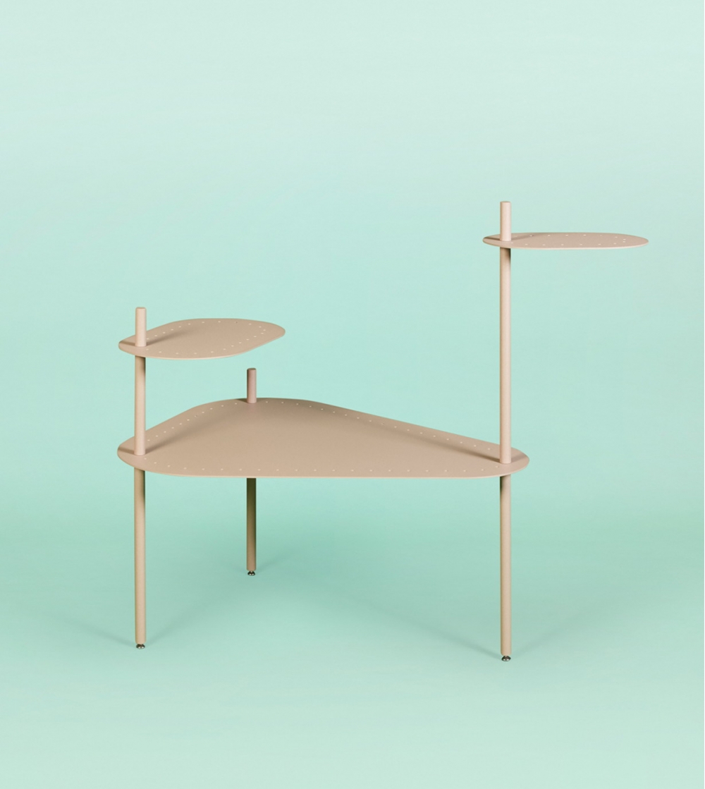 Modular system of metal tables Bea 05 - Giacopini Design