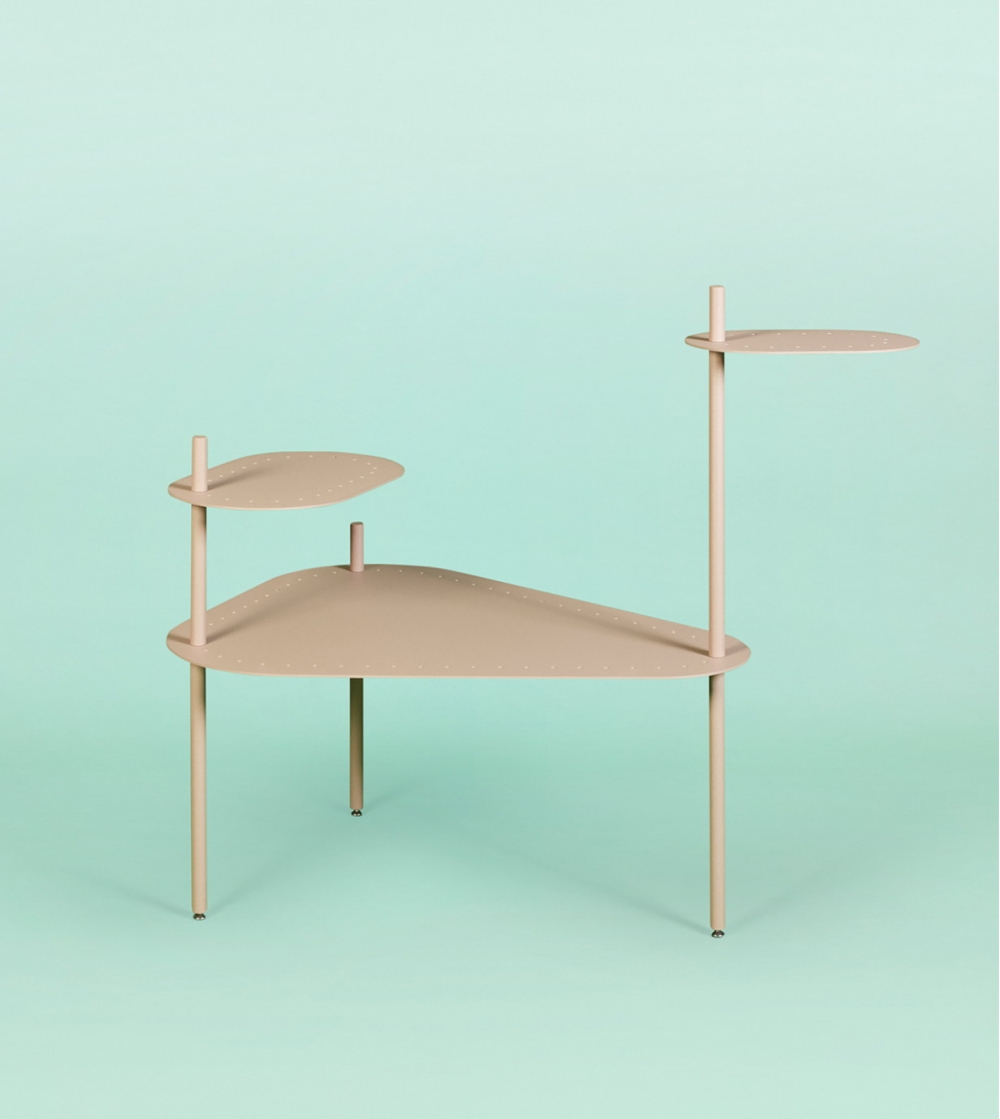 Système modulaire de tables métalliques Bea 05 - Giacopini Design