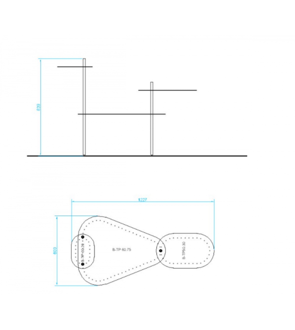 Sistema modular de mesas metálicas...