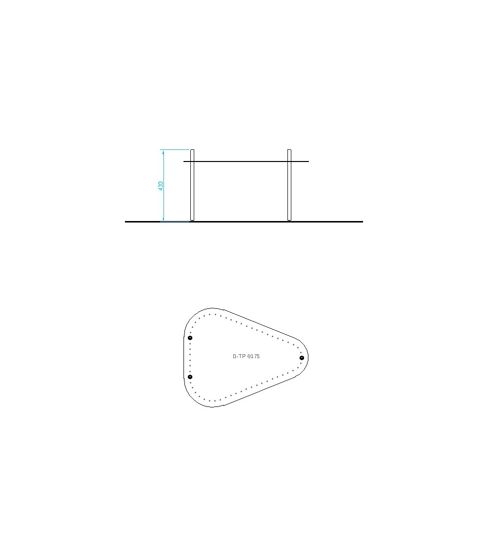 Coffee Table metal Bea 08 - Giacopini...