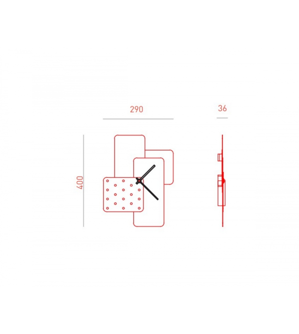 Clock wall Clock WLL - Giacopini Design
