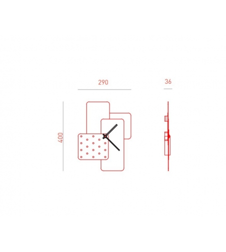 Clock wall Clock WLL - Giacopini Design