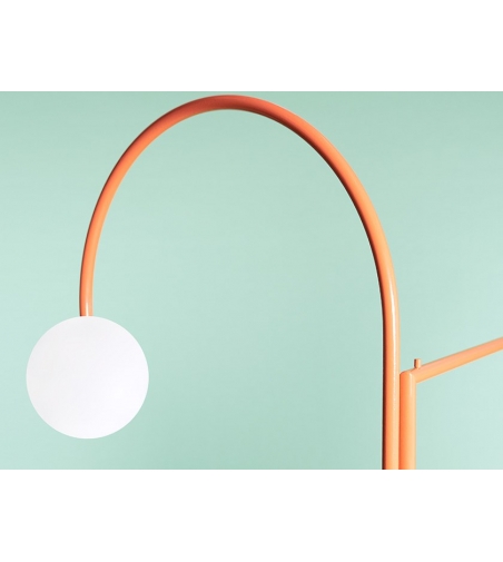 Metallschirm mit Lichtmodul und DJV 01 Kleiderbügel - Giacopini Design