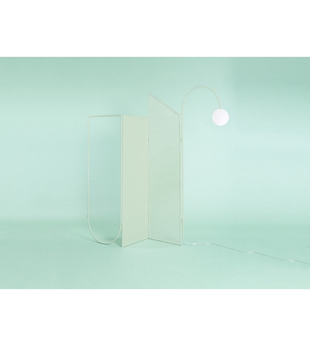 Metallschirm mit Lichtmodul und DJV 01 Kleiderbügel - Giacopini Design