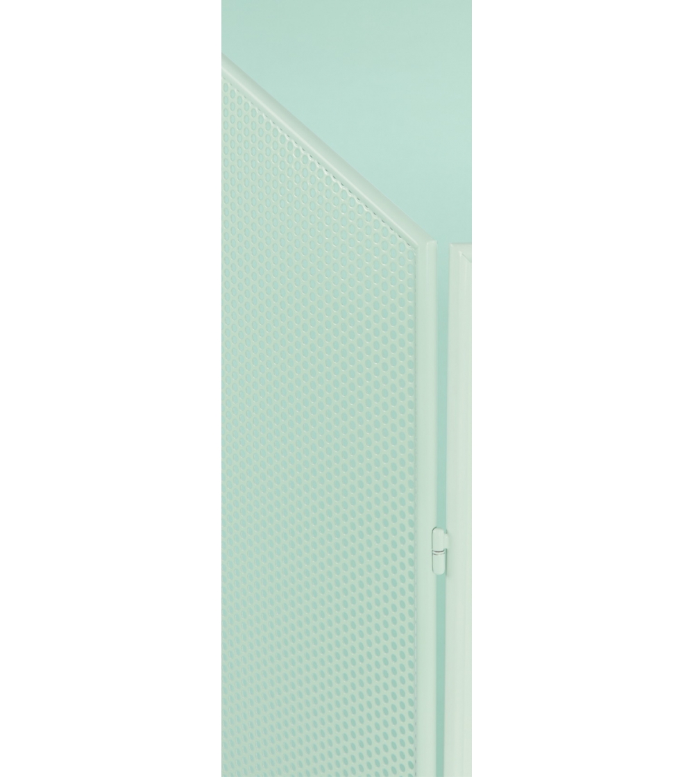 Paravento in metallo con modulo luce...